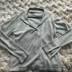 Djerf avenue getaway top grey melange
